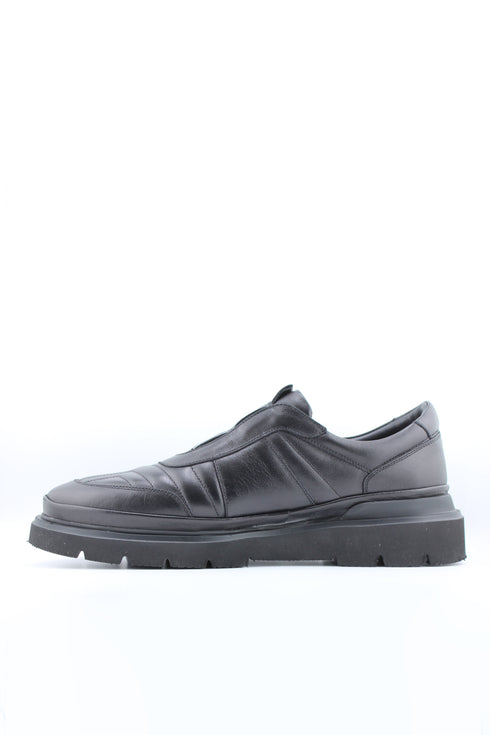 DFC Relax Men Leather Slip-On Loafer with Padded Detailing